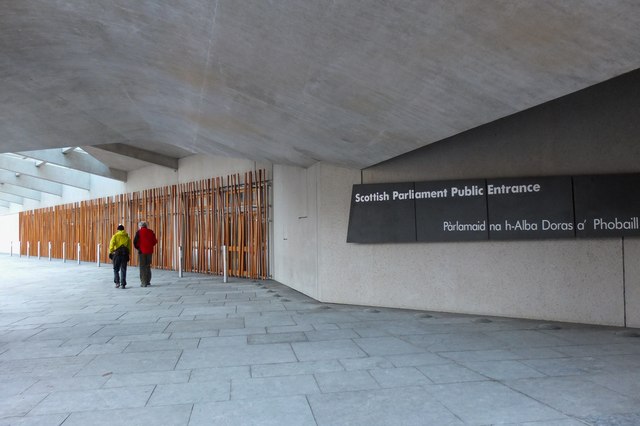 Entrance area, Scottish Parliament Building