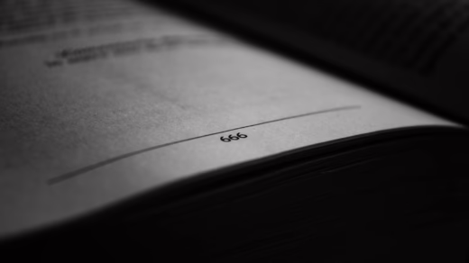 white paper with black text