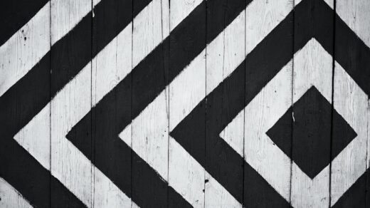 white and black wooden board