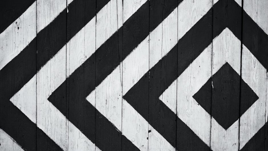 white and black wooden board