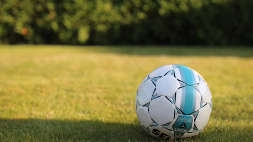Free closeup soccer ball grass