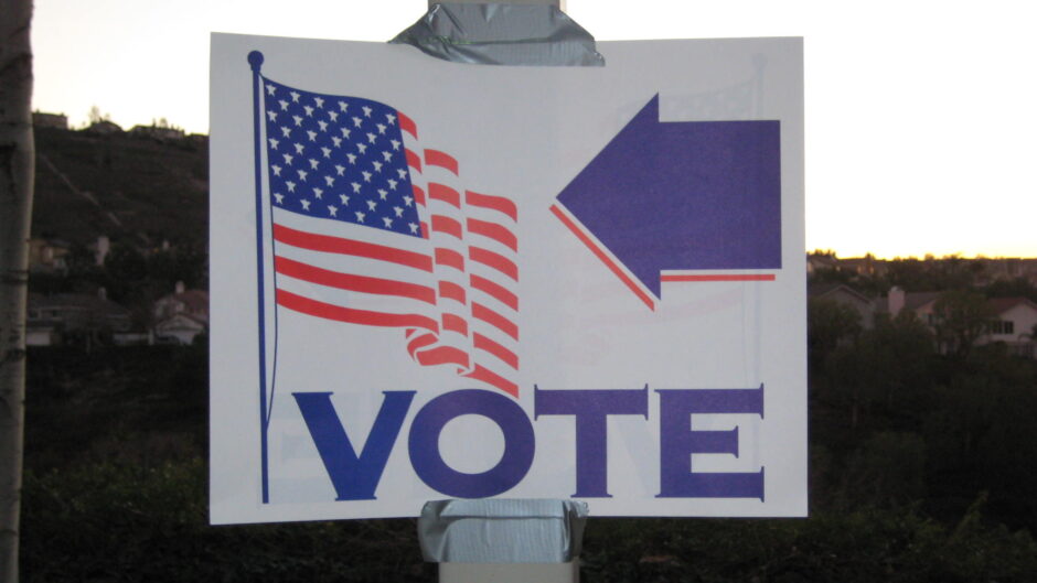 Vote Sign